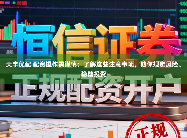天宇优配 配资操作需谨慎：了解这些注意事项，助你规避风险、稳健投资
